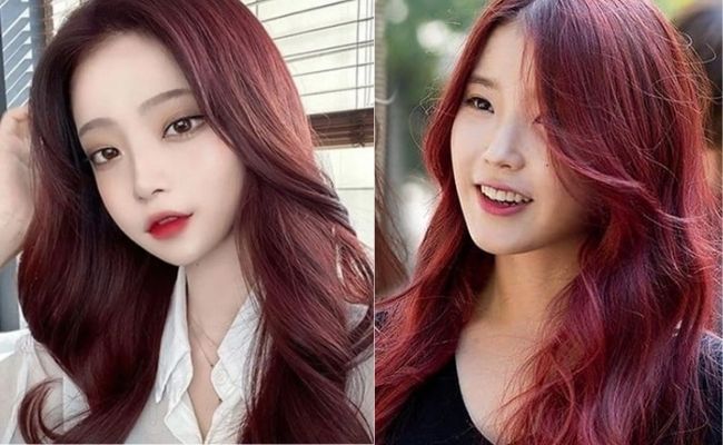 Tóc màu đỏ than