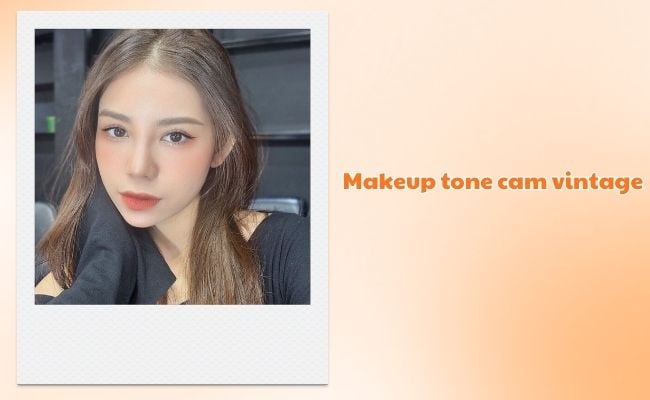 Makeup tone cam vintage sang trọng