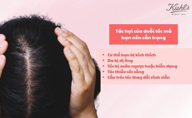 Tác hại của duỗi tóc cần lưu ý