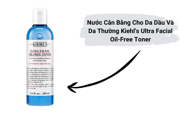 Toner không cồn cho da dầu và da thường Kiehl’s Ultra Facial Oil-Free Toner
