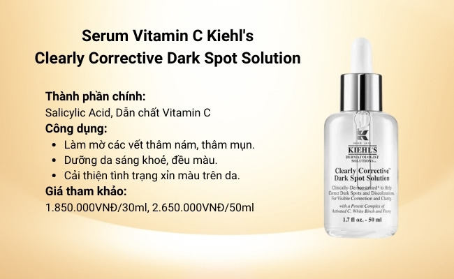 Gợi ý sản phẩm chứa các loại Vitamin C an toàn, hiệu quả từ Kiehl’s