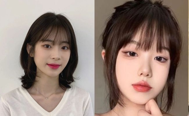 Tóc mái bằng thưa chuẩn Hàn