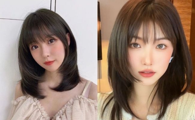 Tóc mái thưa kết hợp tóc ngắn tỉa layer cá tính