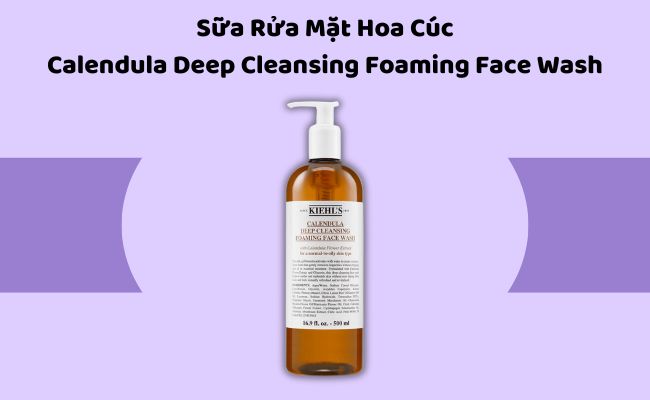 Sữa Rửa Mặt Hoa Cúc Calendula Deep Cleansing Foaming Face Wash