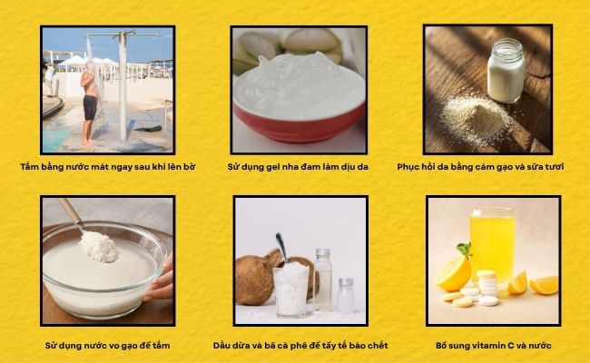 Cách làm trắng da sau khi đi bơi tại nhà