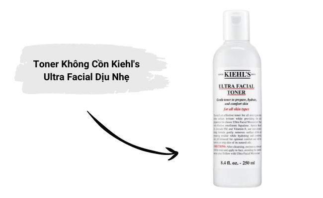 Toner Không Cồn Kiehl’s Ultra Facial Toner