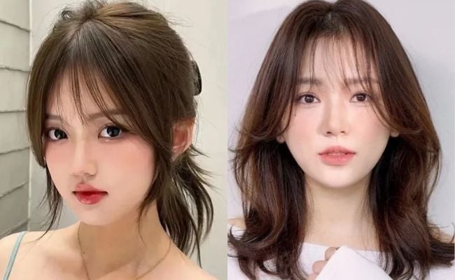 Tóc mái thưa phong cách Pháp