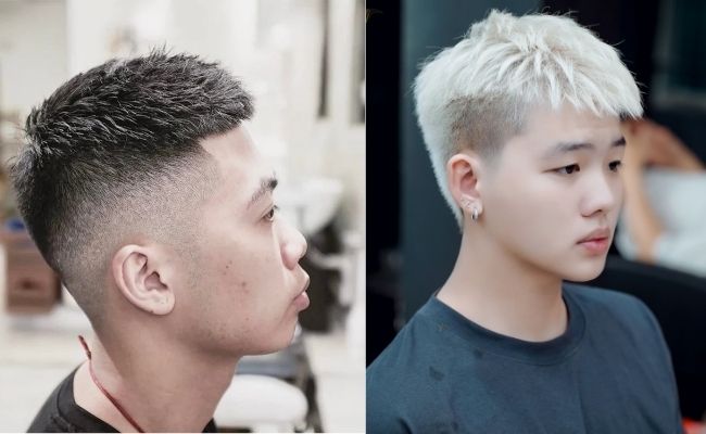 Kiểu tóc tỉa mỏng độc đáo cho nam mặt gầy dài