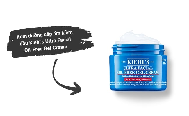 Kem dưỡng cấp ẩm kiềm dầu Kiehl's Ultra Facial Oil-Free Gel Cream