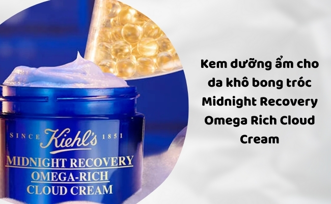 Kem dưỡng ẩm cho da khô bong tróc Midnight Recovery Omega Rich Cloud Cream