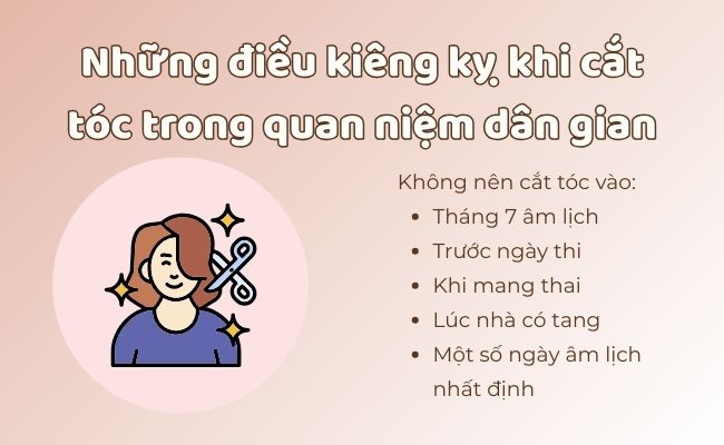 Những điều kiêng kỵ khi cắt tóc trong quan niệm dân gian