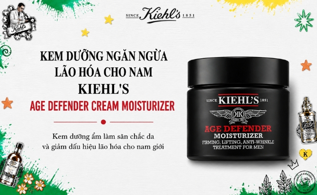 Kem dưỡng cho nam Kiehl's Age Defender Cream Moisturizer