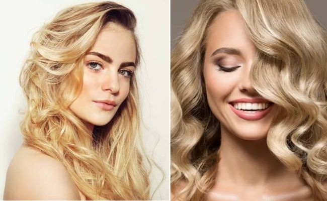 Tóc màu vàng champagne