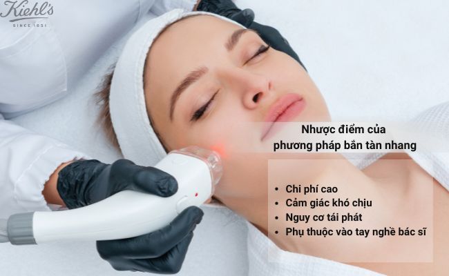 Nhược điểm của phương pháp bắn tàn nhang