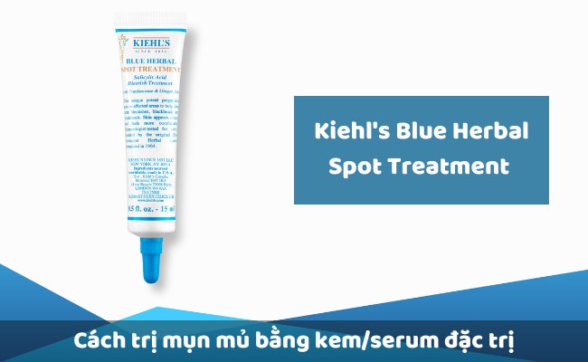 Cách trị mụn mủ bằng kem/serum đặc trị

