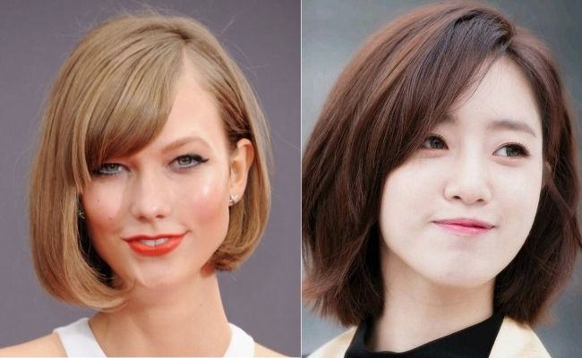 Tóc bob mái lệch quyến rũ