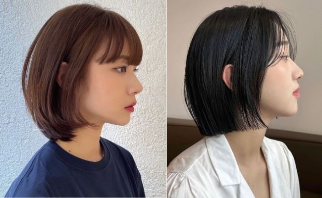 Tóc bob Hàn Quốc tỉa nhẹ