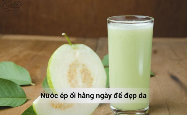 Nước ép ổi hằng ngày để đẹp da