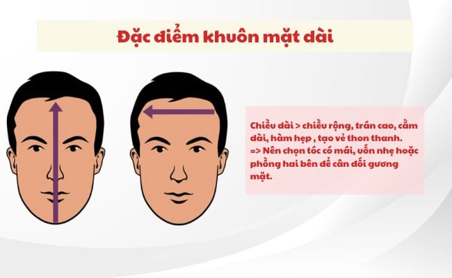 Đặc điểm khuôn mặt dài