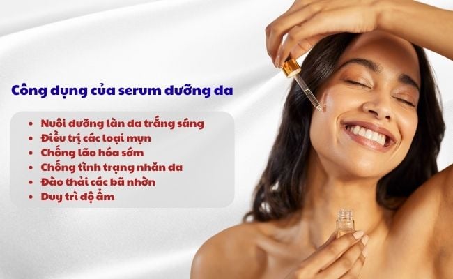 công dụng của serum dưỡng da