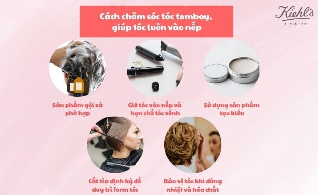 Cách chăm sóc tóc tomboy, giúp tóc luôn vào nếp và mềm mượt