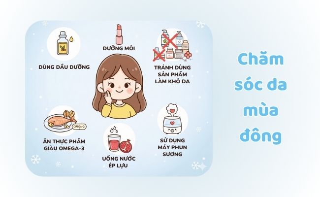 18 cách chăm sóc da mùa đông dễ thực hiện, bạn nên biết