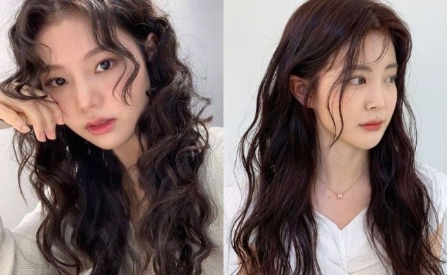 Tóc mái râu rồng kết hợp tóc xoăn xù mì style Hàn Quốc