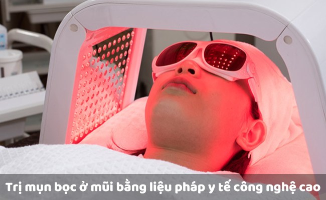 Cách điều trị mụn bọc ở mũi bằng liệu pháp y tế công nghệ cao

