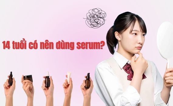 Hình ảnh minh họa về 14 tuổi có nên dùng serum