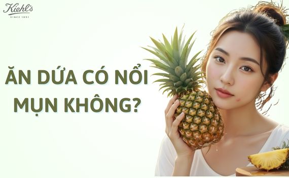 Hình ảnh minh họa về ăn dứa có nổi mụn không