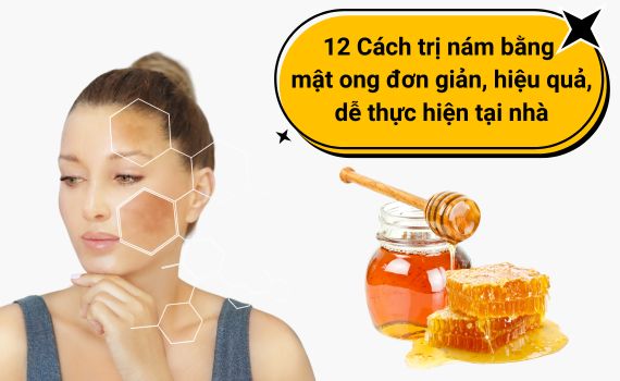 Hình ảnh minh họa về cách trị nám bằng mật ong