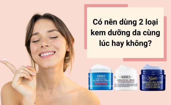 Hình ảnh minh họa về có nên dùng 2 loại kem dưỡng da cùng lúc