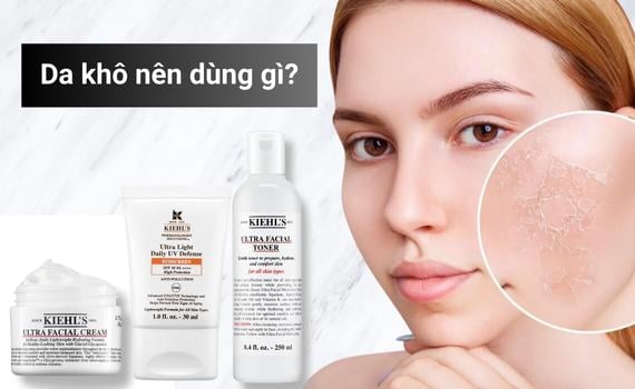 Hình ảnh minh họa về da khô nên dùng gì
