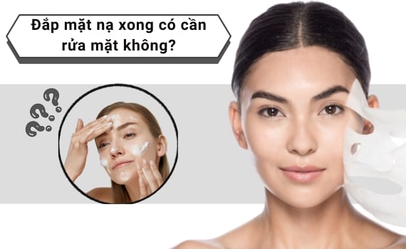 Hình ảnh minh họa về đắp mặt nạ xong có cần rửa mặt không