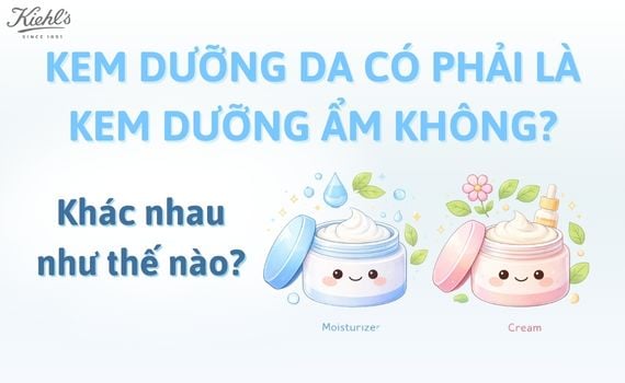 Hình ảnh minh họa về kem dưỡng da có phải là kem dưỡng ẩm không