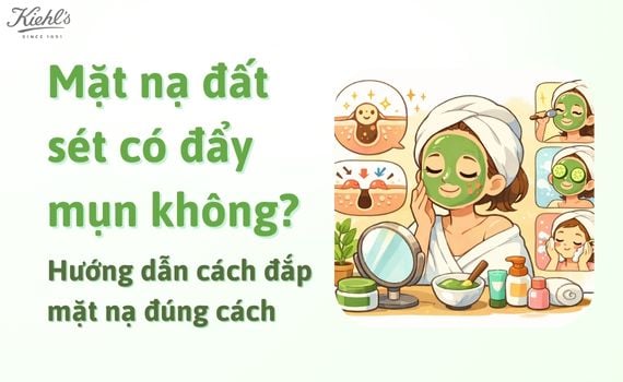 Hình ảnh minh họa về mặt nạ đất sét có đẩy mụn không