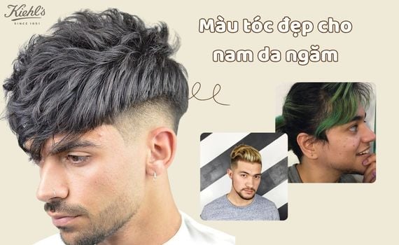 Hình ảnh minh họa về màu tóc đẹp cho nam da ngăm