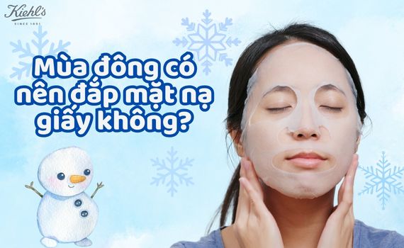 Hình ảnh minh họa về đắp mặt nạ giấy vào mùa đông