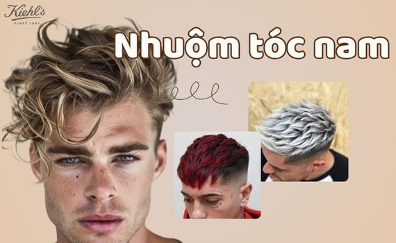 Hình ảnh minh họa về nhuộm tóc nam