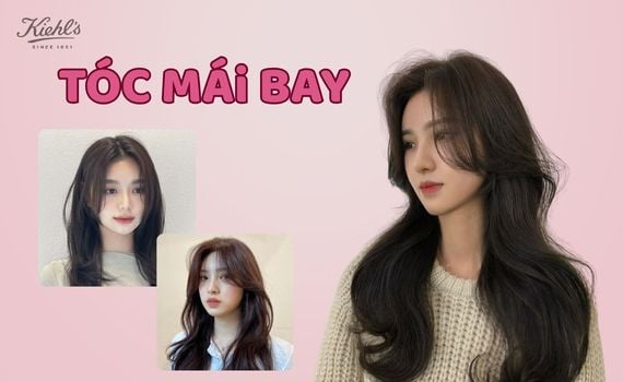 Hình ảnh minh họa về tóc mái bay