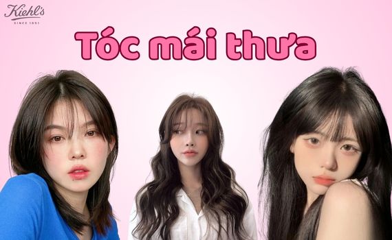 Hình ảnh minh họa về Tóc mái thưa