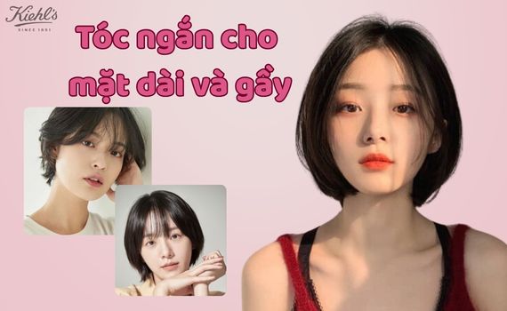 Hình ảnh minh họa về tóc ngắn cho mặt dài và gầy