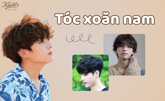 Hình ảnh minh họa về Tóc xoăn nam