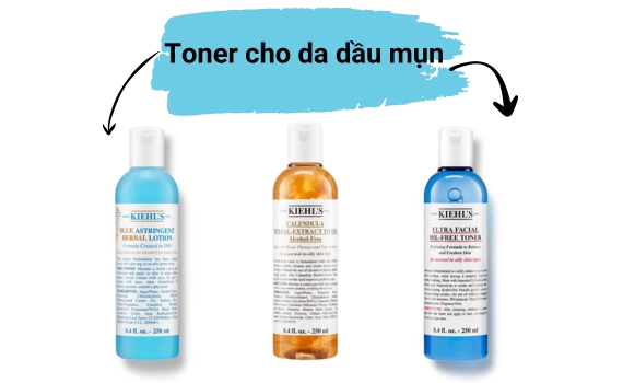 Hình ảnh minh họa về toner cho da dầu mụn