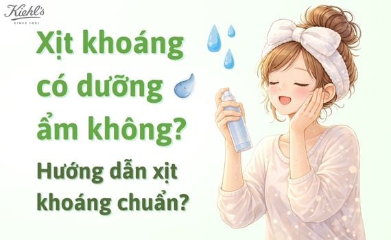 Hình ảnh minh họa về xịt khoáng có dưỡng ẩm không
